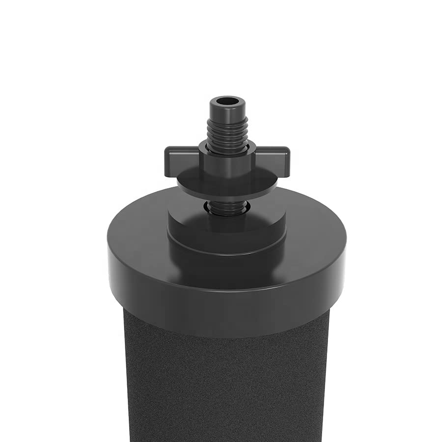 Nispira Premium Black Water Filter Cartridge - Compatible with Berkey Countertop Purification System (Replaces BB9-6) | Clean Drinking Water for Home, Travel & Emergency Preparedness