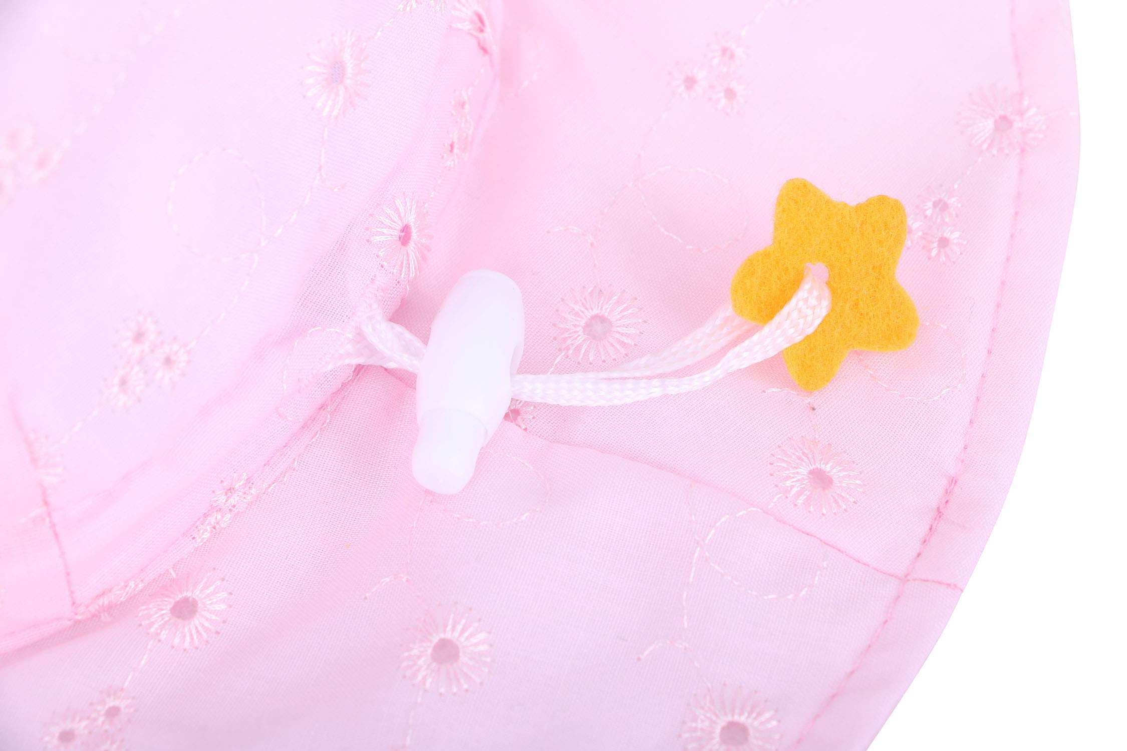 Pink Baby Sun Hat for Toddlers 0-12 Months - UV Protection Swim & Beach Hat for Outdoor Pool, Park, and Summer Activities