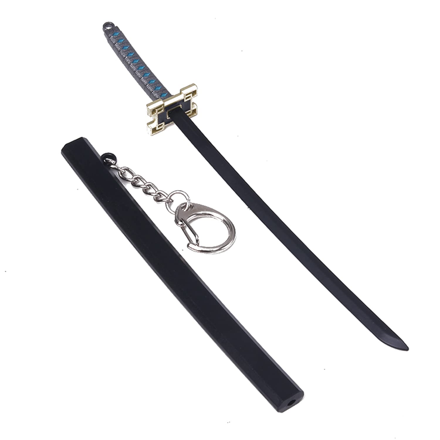 Demon Slayer Mini Katana Keychains - HANCHANG Anime Cosplay Sword Keyring for Men, Perfect for Gifts, Collection, and Cosplay Accessories