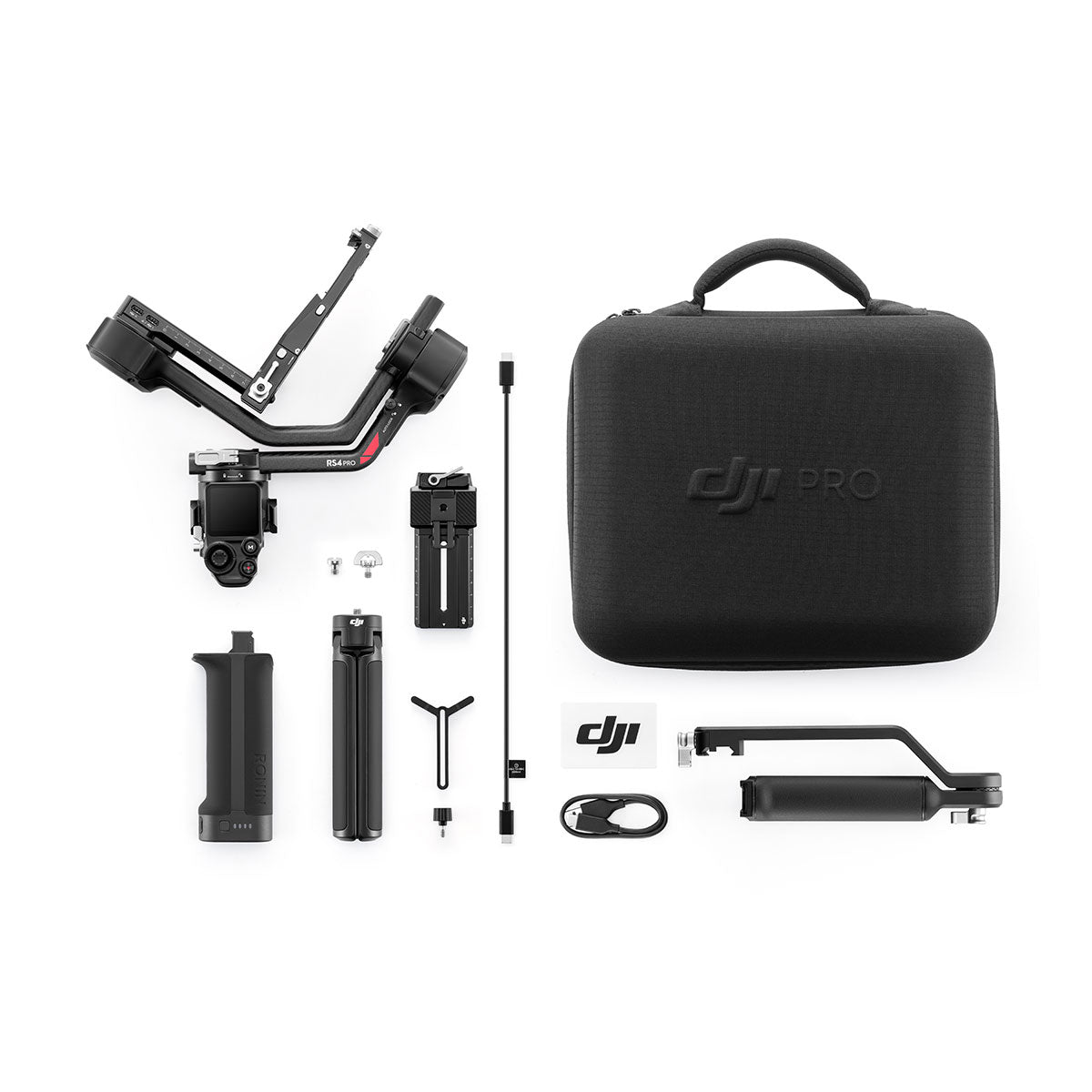 DJI RS 4 Pro 3-Axis Gimbal Stabilizer for Mirrorless & DSLR Cameras - Professional Video Stabilization for Filmmaking, Vlogging & Content Creation