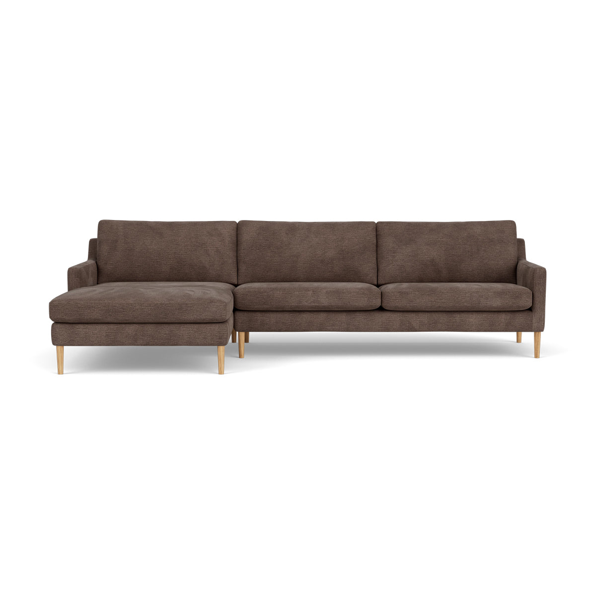 Astha Fabric Left Chaise Sofa - Modern L-Shaped Sectional Couch with Reversible Design for Living Room, Lounge & Home Theater Comfort