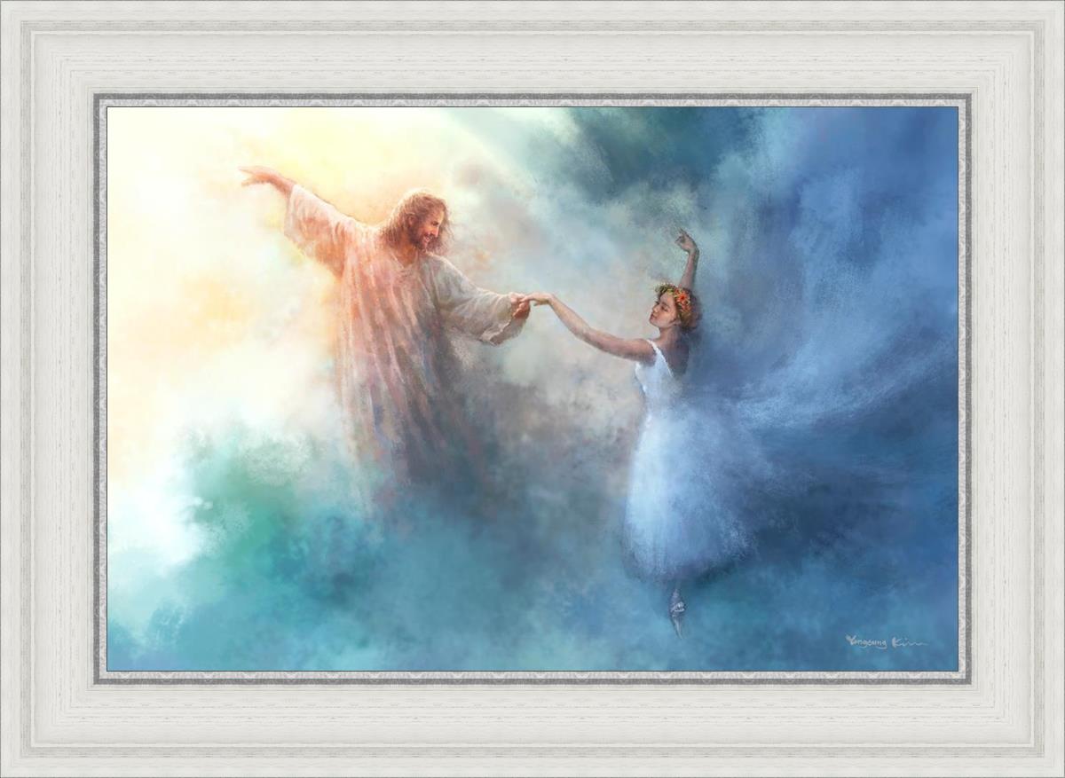 A Pas De Deux By Yongsung Kim - Ballet Dance Art Print - Elegant Wall Decor for Home, Office & Dance Studios