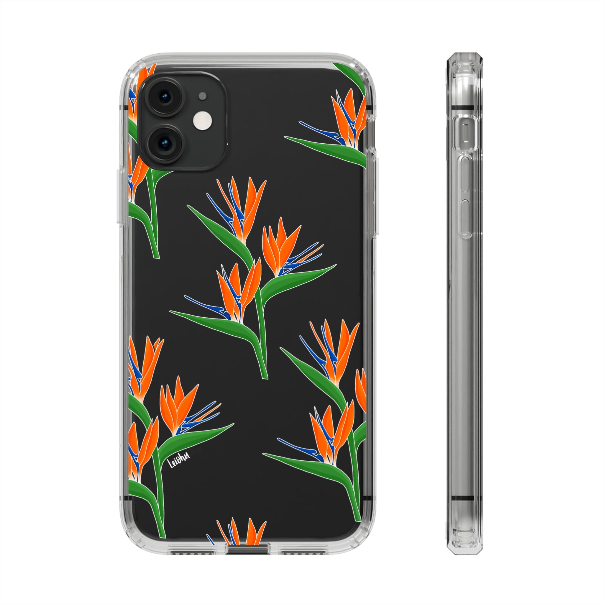 Bird of Paradise Clear Phone Case - Durable Protective Cover for iPhone & Samsung - Perfect for Nature Lovers & Tropical Style