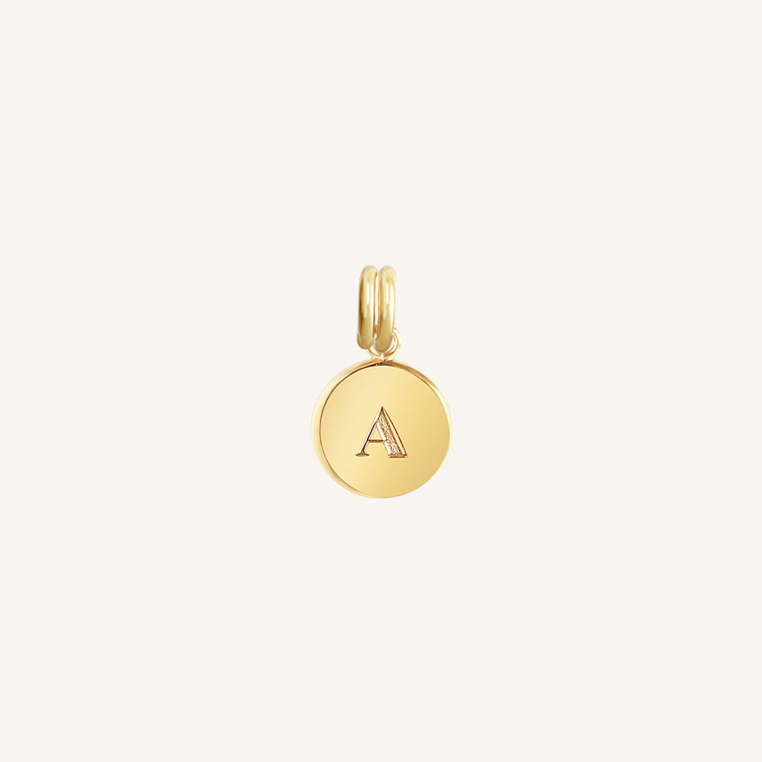 Alpha Letter Charms A-Z - DIY Jewelry Making Supplies for Necklaces, Bracelets & Keychains - Perfect for Personalized Gifts & Craft Projects