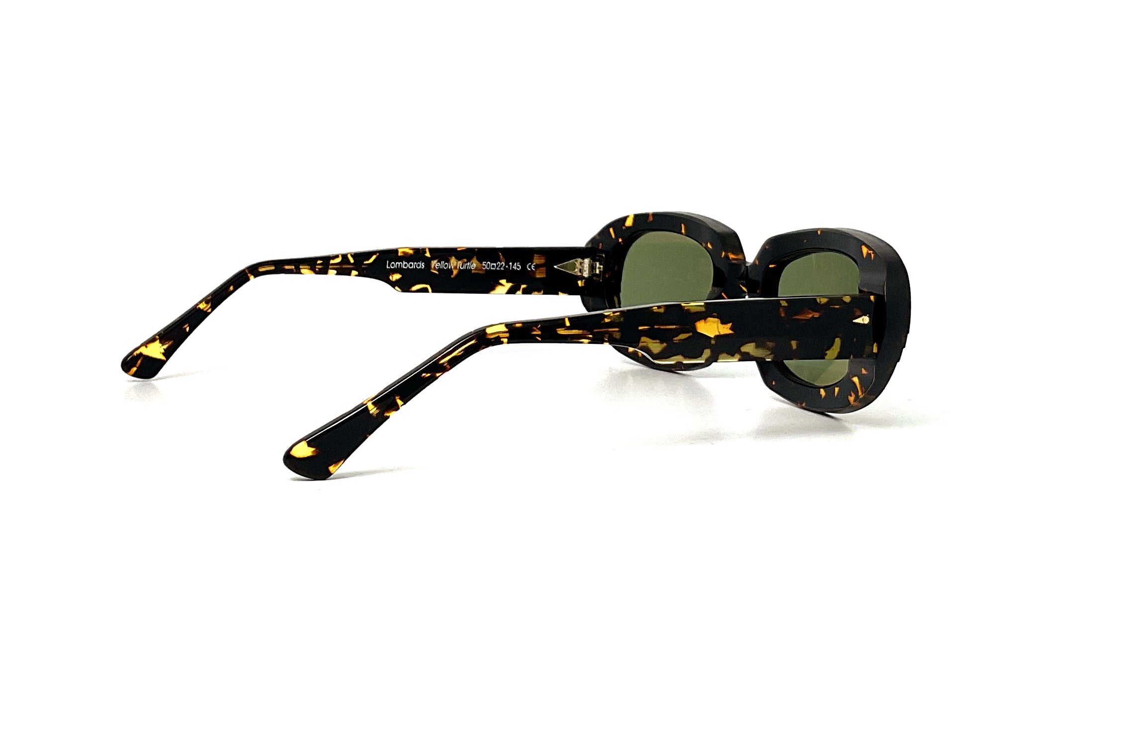 Ahlem Lombards Yellow Tortoise Sunglasses - UV Protection Polarized Lenses for Women & Men - Perfect for Beach, Driving & Outdoor Activities