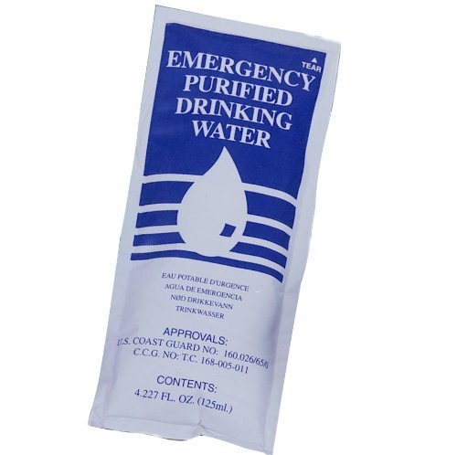 Emergency Survival Water Pouches - 5 Year Shelf Life, Case of 192 (4.2oz Each) | Disaster Preparedness Kits for Earthquake, Hurricane, Camping & Outdoor Adventures
