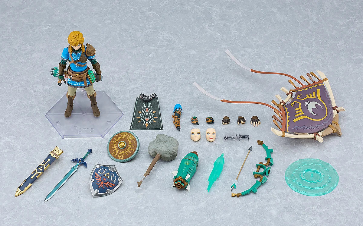 Figma DX Link DX Edition Action Figure - The Legend of Zelda: Tears of the Kingdom Collectible for Fans & Display | Perfect for Gaming Rooms, Office Decor & Anime Collections
