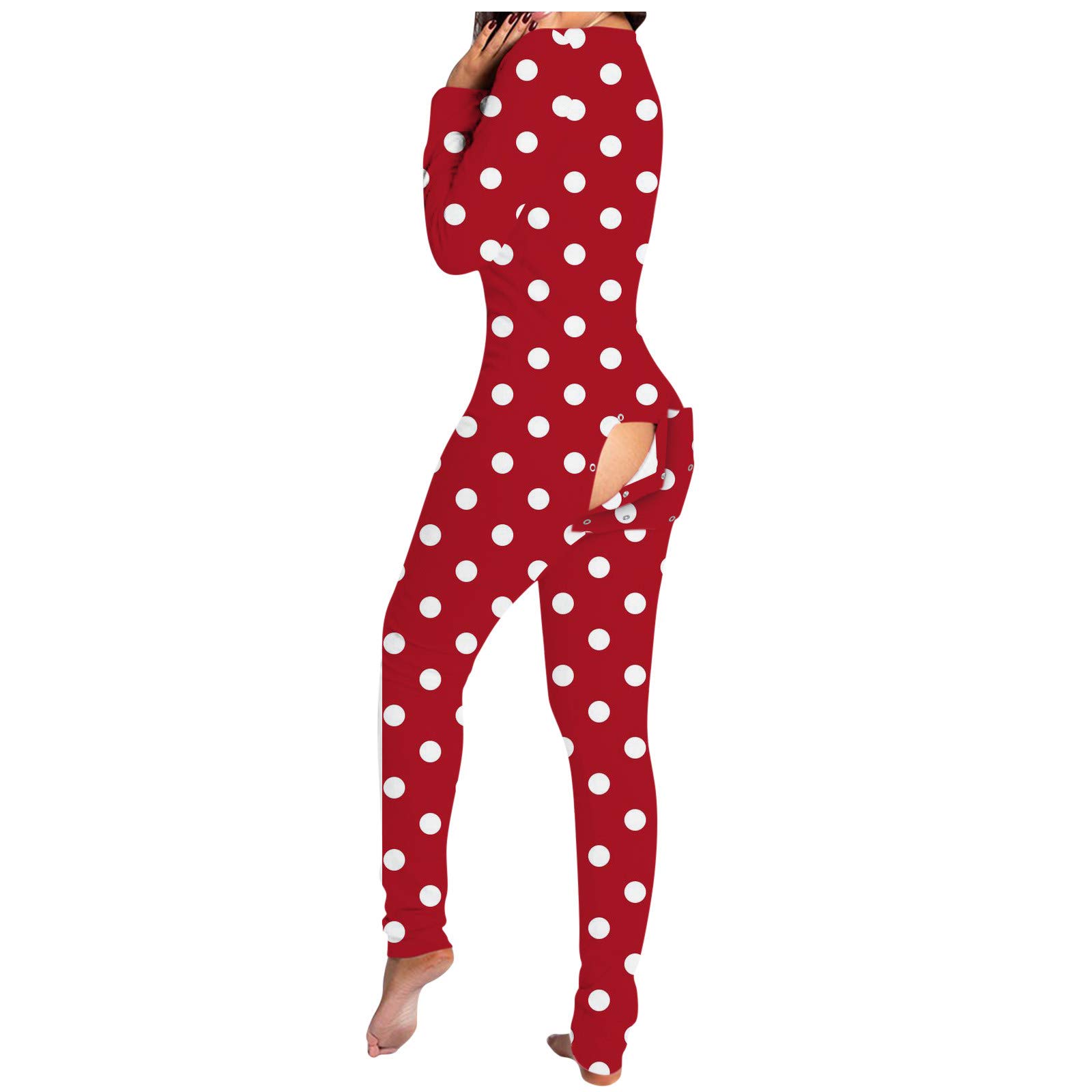 Posijego Women's Summer & Fall Button Down Overalls - Stylish Graphic PJM Overalls for Women | Casual Outfit, Weekend Wear, Street Fashion