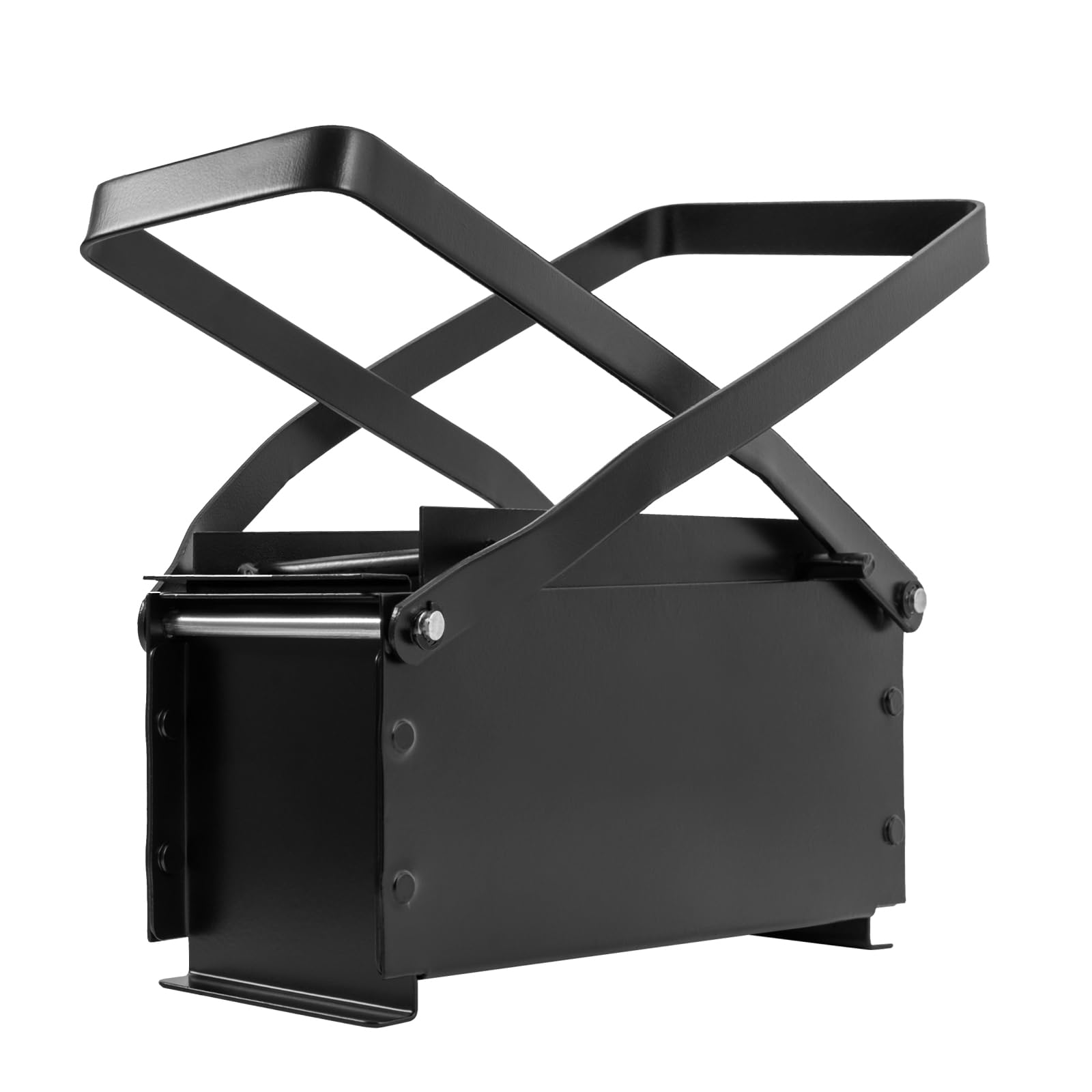 Eco-Friendly Newspaper Briquette Maker - Manual Paper Log Press for Fireplace, Wood Stove & Camping - DIY Heating Fuel Brick Maker for Home & Outdoor Use