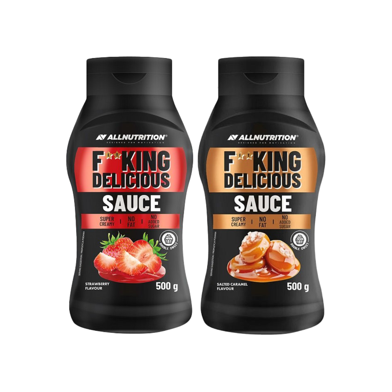 Allnutrition Fitking Delicious Protein Sauce 500g - Low Sugar High Protein Peanut Butter Spread for Fitness, Bodybuilding & Healthy Snacks - Perfect for Toast, Smoothies & Post-Workout Recovery