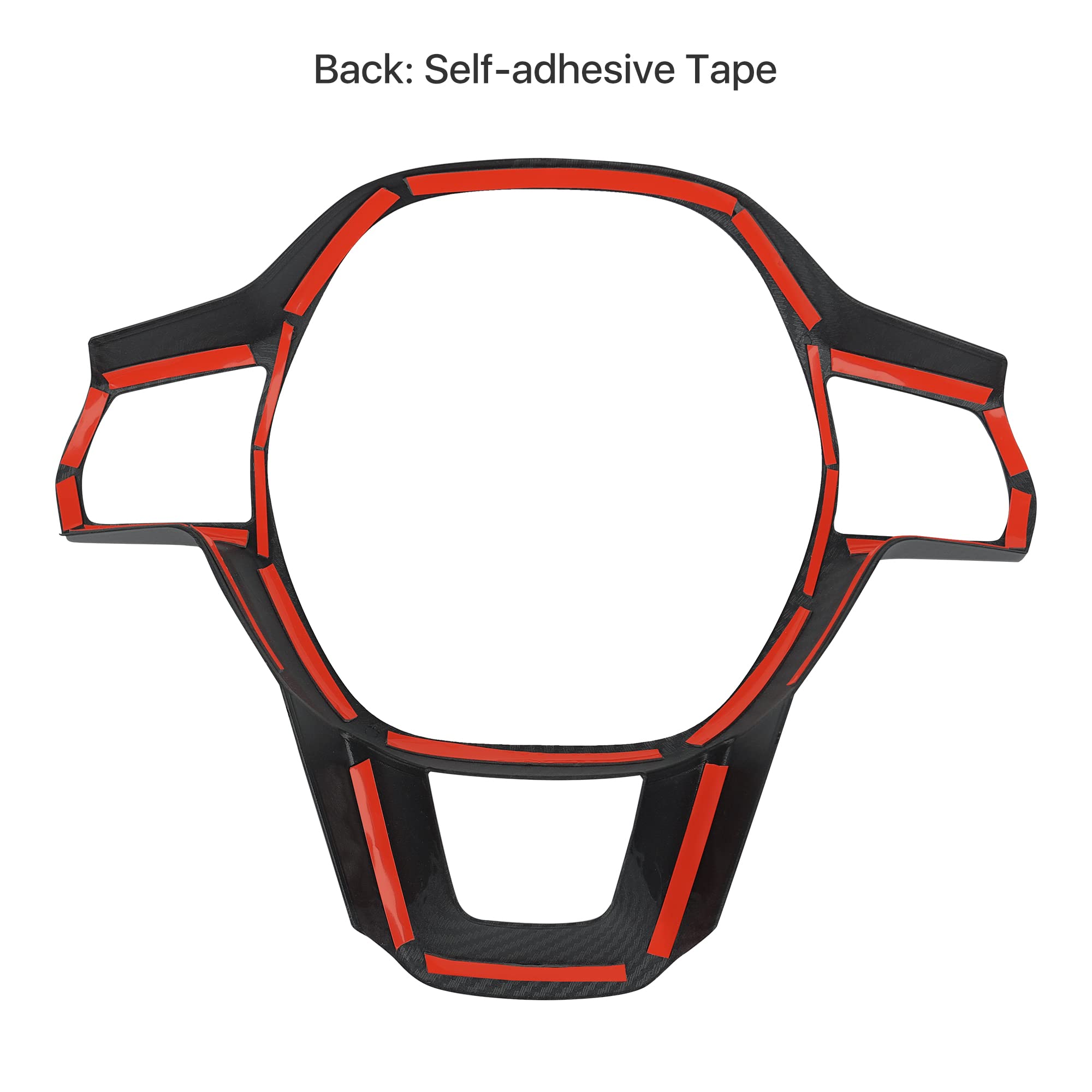 **Honda Civic 2022-2025 & CR-V 2023-2025 Steering Wheel Trim – Sporty Red Interior Decal for Enhanced Driving Experience**    *(Perfect for Customizing Your Honda Civic or CR-V Interior – Ideal for Car Enthusiasts & Daily Commuters)*