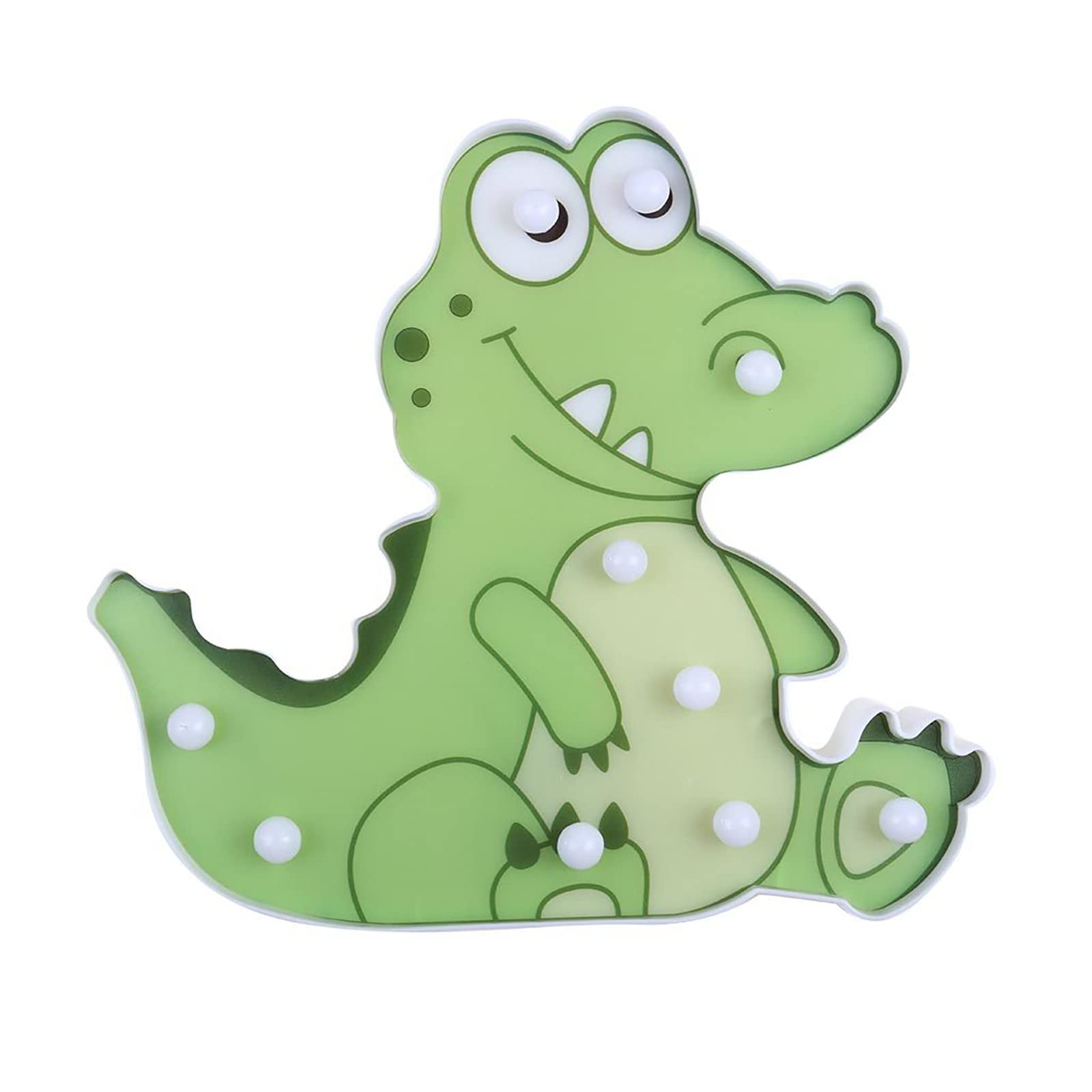 Funny Baby Shaped LED Night Light - Battery Powered Desk Lamp for Kids Room, Nursery, Bedroom Decor - Cute Green Decorative Light for Bedside, Home, Party & Gift Use