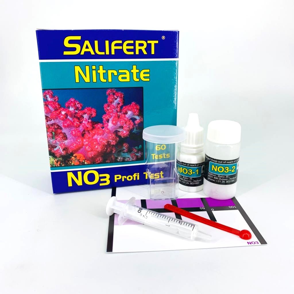 SALIFERT Nitrate (NO3) Test Kit for Saltwater Aquariums - Accurate Marine Water Testing for Reef Tanks & Fish Tanks