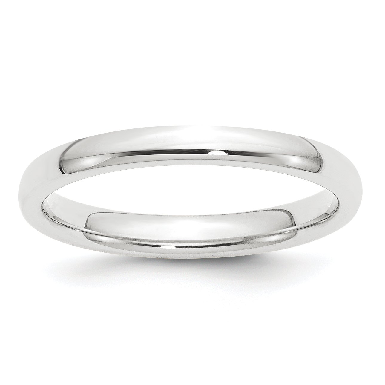 Platinum 2.5mm Comfort-Fit Wedding Band Ring for Men & Women - Classic Smooth Wedding Ring for Everyday Wear, Anniversary & Engagement Jewelry Gift