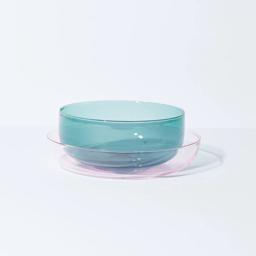 Premium Set of 2 Teal Ceramic Dinner Plates - Elegant Tableware for Everyday Meals & Dinner Parties - Perfect for Home Dining, Entertaining Guests & Special Occasions