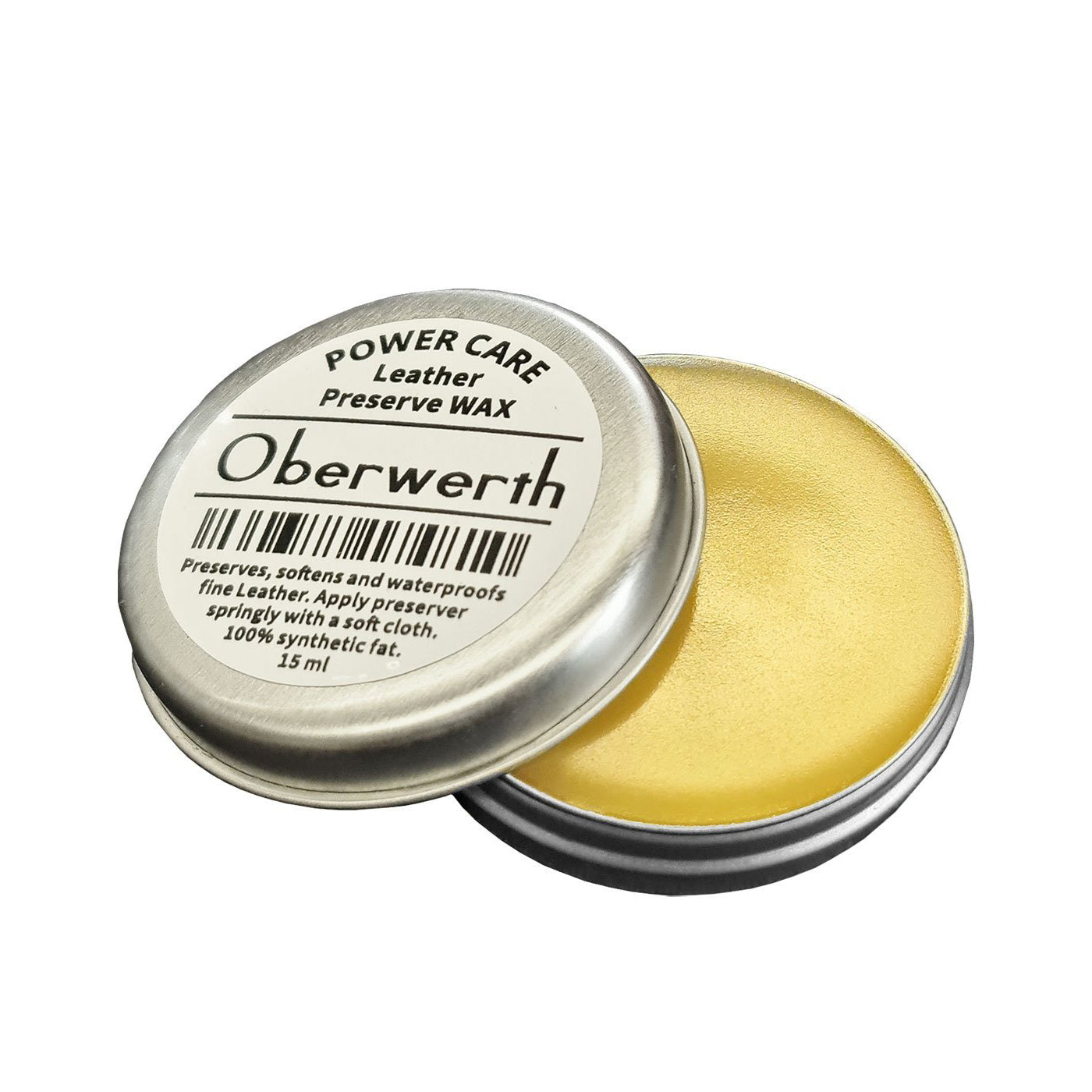Oberwerth Power Care Leather Preserve Wax - Premium Leather Conditioner & Protector for Bags, Shoes & Accessories | Restores Shine & Prevents Cracking | Ideal for Daily Use & Long-Term Leather Care