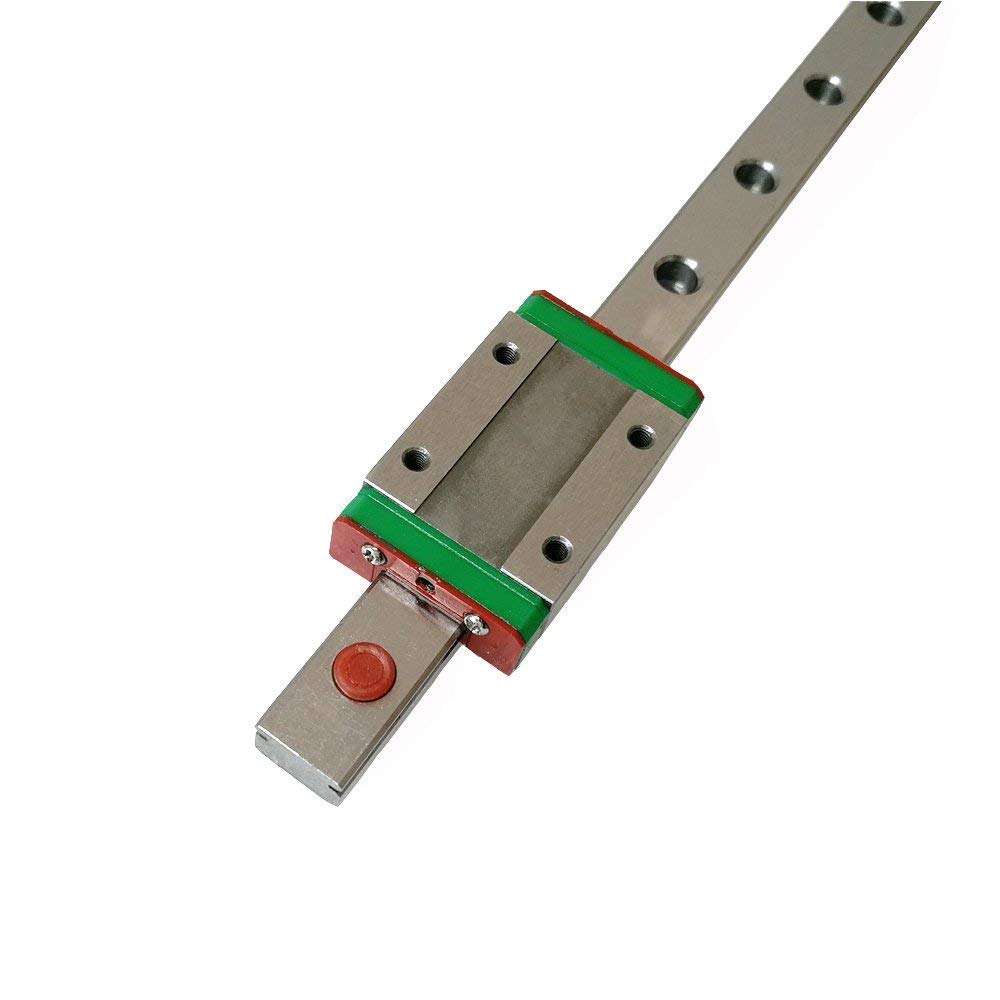 IVERTECH MGN12 300mm Linear Rail Guide with MGN12H Stainless Steel Carriage Block - High Precision Upgrade for Ender 3, CoreXY, Tronxy, Delta Kossel 3D Printers & CNC Machines | Perfect for 3D Printing, Laser Cutting, and Industrial Automation Applications
