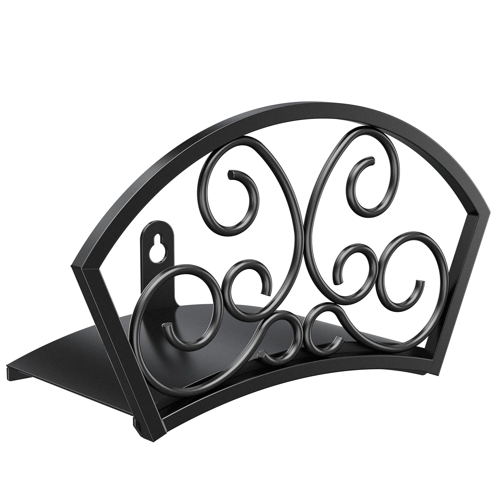 GOFORWILD Decorative Star Garden Hose Holder - Sturdy Wall Mount Hose Rack for 125-Feet 5/8-Inch Water Hose | Durable Gauge Steel Construction | Perfect for Lawn Care, Gardening & Outdoor Watering