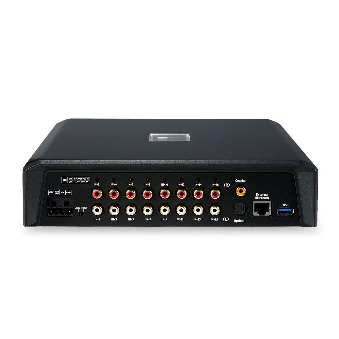Alpine PXE X09 16-Channel Hi-Res Digital Sound Processor for Car Audio Systems - Perfect for Upgrading Vehicle Sound Quality & Custom Audio Tuning