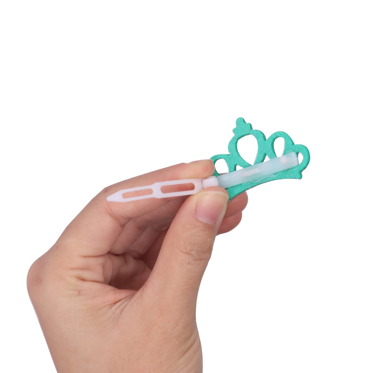 Wepetyo 20 PCS Mixed Color Pet Crown Hair Clips - Cute Princess Hairpins for Cat & Dog Grooming - Perfect for Long & Medium Hair - Great for Pet Parties, Photo Shoots & Daily Styling