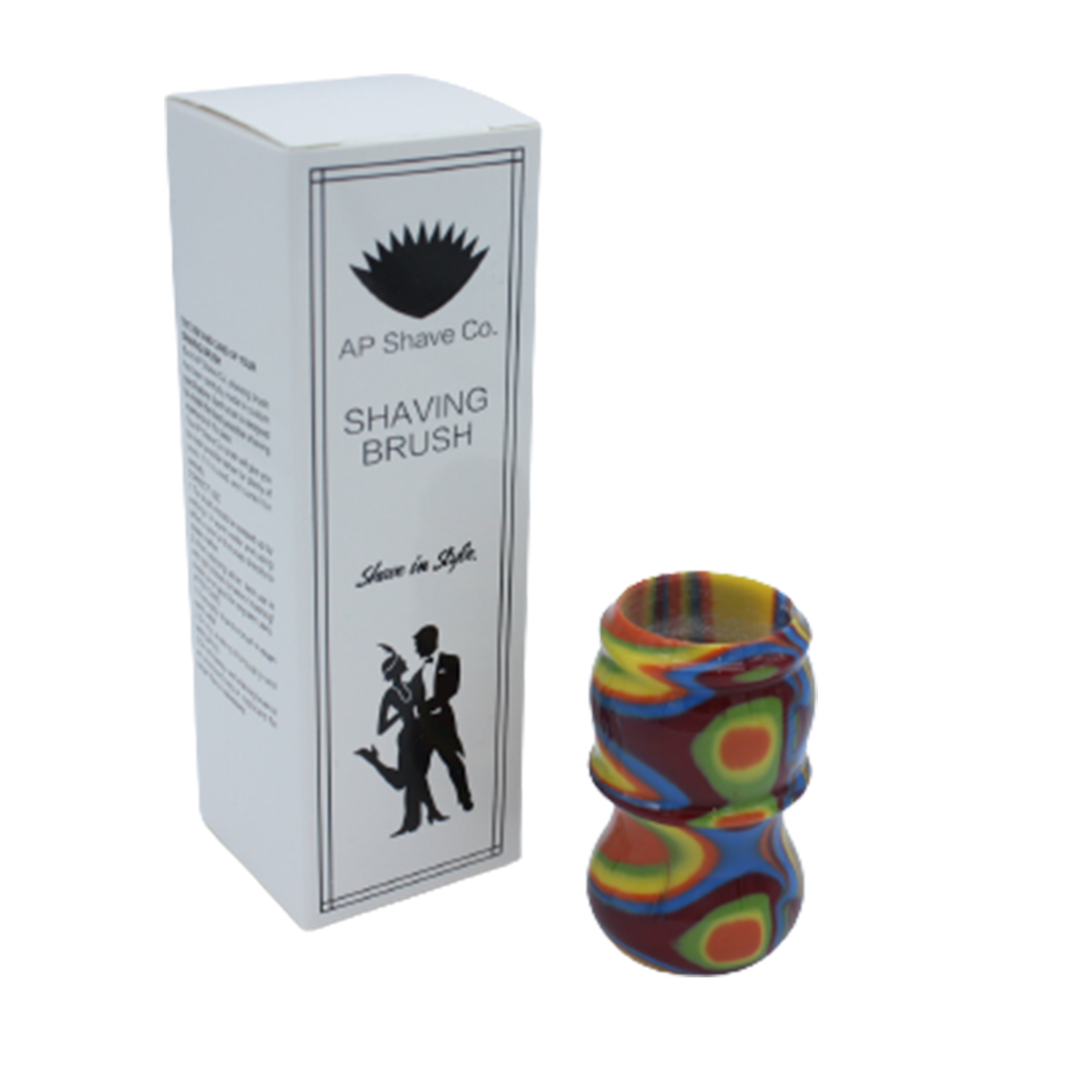 Premium Handcrafted Disco Shaving Brush Handle - Fits 24mm & 26mm Knots - Perfect for Wet Shaving & Luxury Grooming Gifts