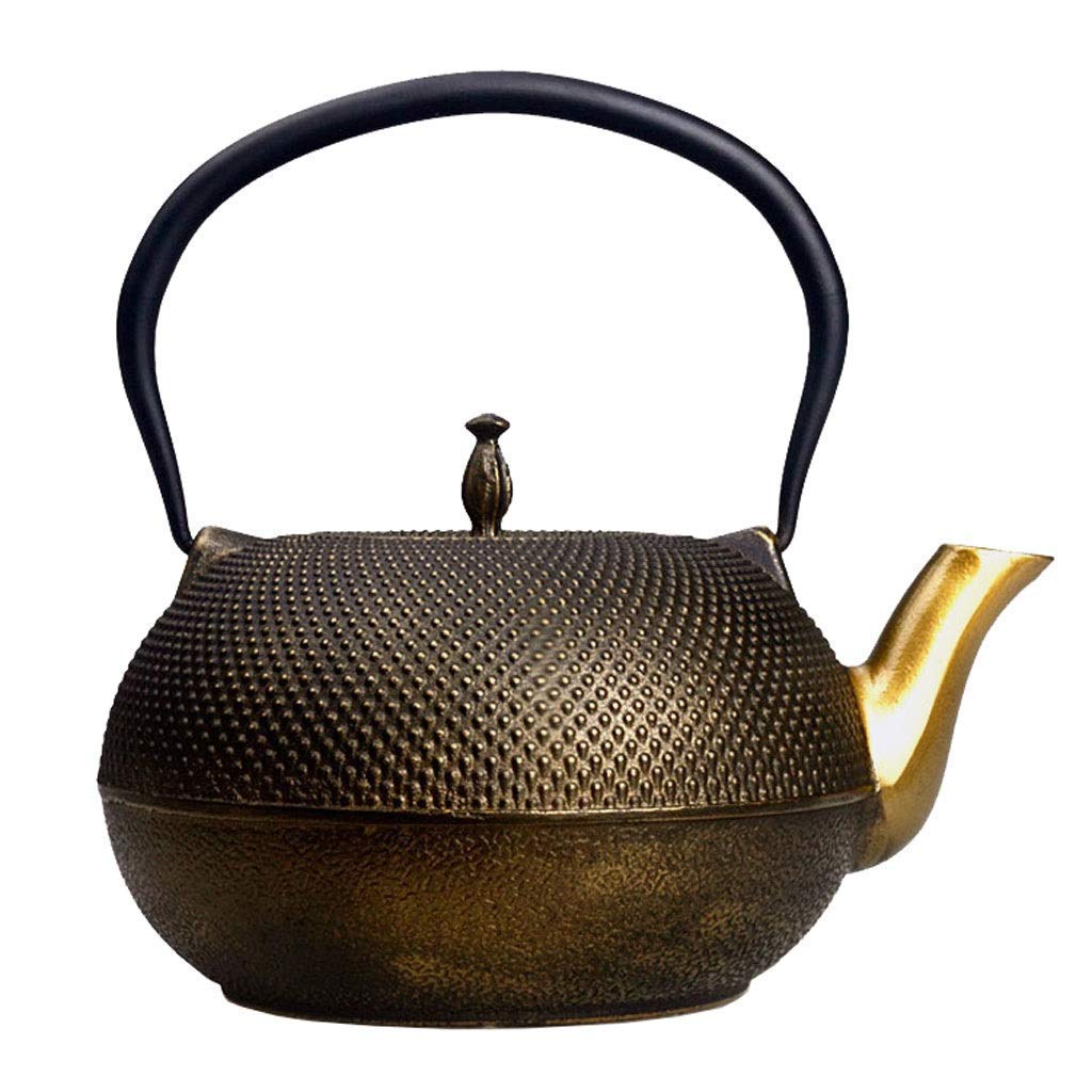 Premium 1.8L Cast Iron Teapot with Stainless Steel Infuser - Japanese Style Tetsubin Kettle for Electric & Ceramic Stoves | Healthy Tea Brewing | Perfect Gift for Tea Lovers (Home, Office, Restaurant Use)