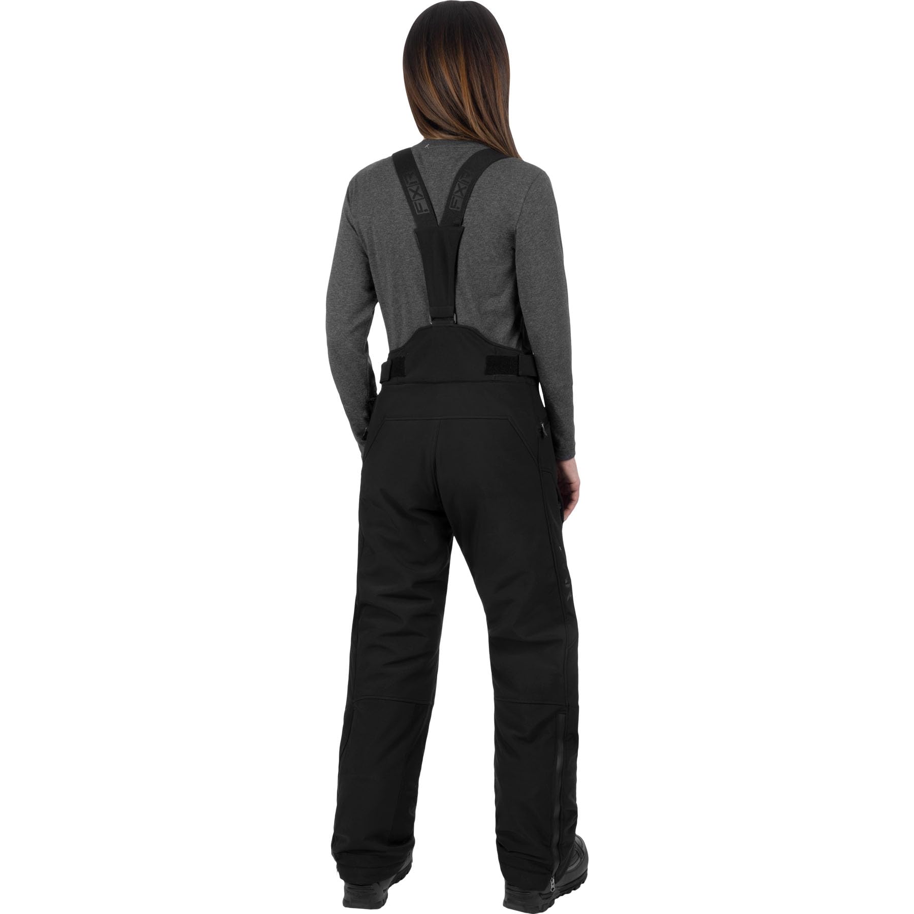 FXR Women's Vertical Pro Insulated Softshell Snowmobile Pants 2025 - Waterproof, Windproof & Thermal Winter Ski Pants for Cold Weather (Black, X-Small) - Perfect for Snowmobiling, Skiing & Outdoor Winter Adventures