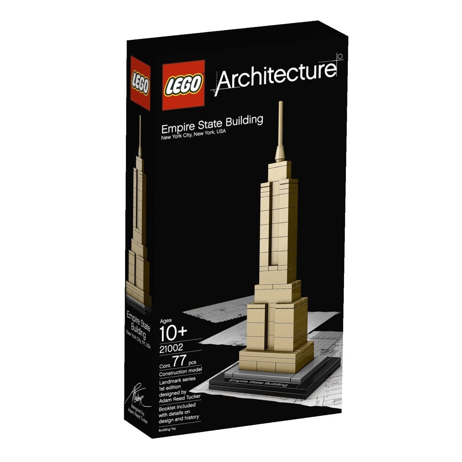 LEGO Architecture Empire State Building Set (21002) – Iconic New York Skyline Model Kit for Collectors & Adults – Perfect for Home Decor, Office Display & Gift Giving