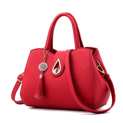 Luxury Designer Women's Handbag with Tassel - Top Handle & Shoulder Messenger Bag for Women - Elegant Fashion Accessory for Work, Travel & Evening Events