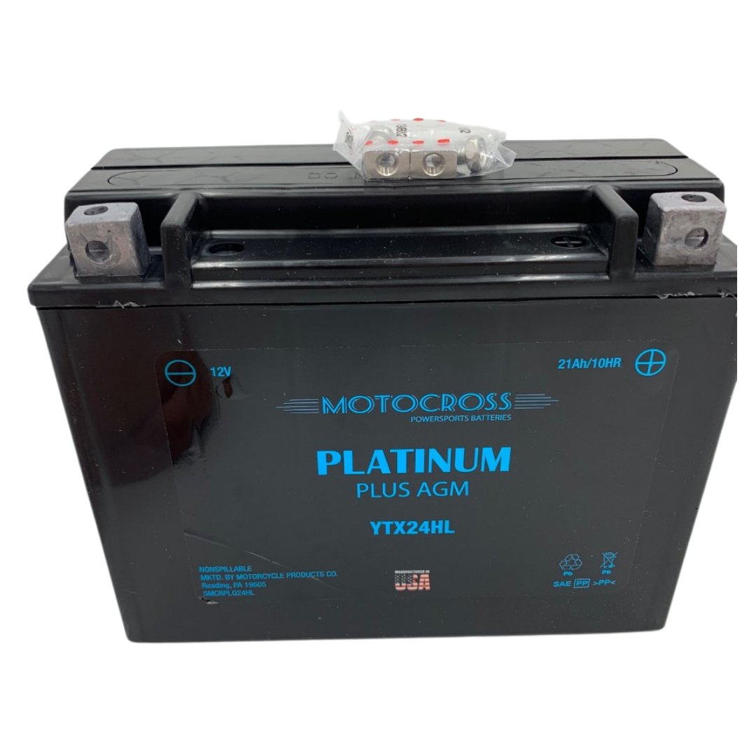 YTX24HL BS Yuasa Replacement Battery - High-Performance AGM Motocross Battery for Dirt Bikes, ATVs & Motorcycles | Durable Power for Off-Road Adventures