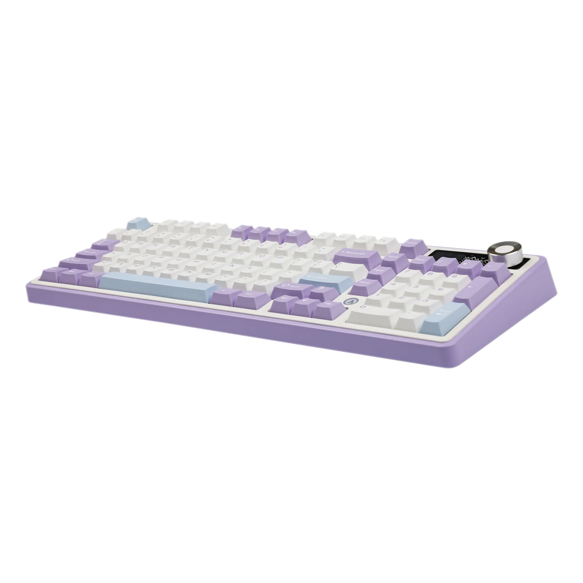 Ajazz AK980 RGB Mechanical Keyboard - Purple, White & Blue - Wired & Wireless with Screen - Maillard Switches - Perfect for Gaming, Typing & Office Work