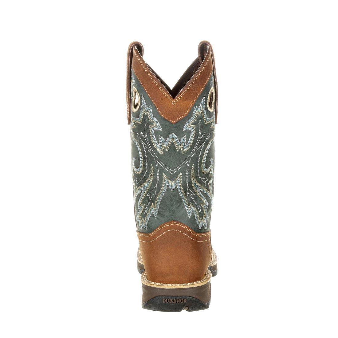 Rebel Pull On Western Boots - Saddlehorn & Clover Design - Comfortable Cowboy Boots for Men & Women | Perfect for Rodeo, Country Dancing & Western Fashion