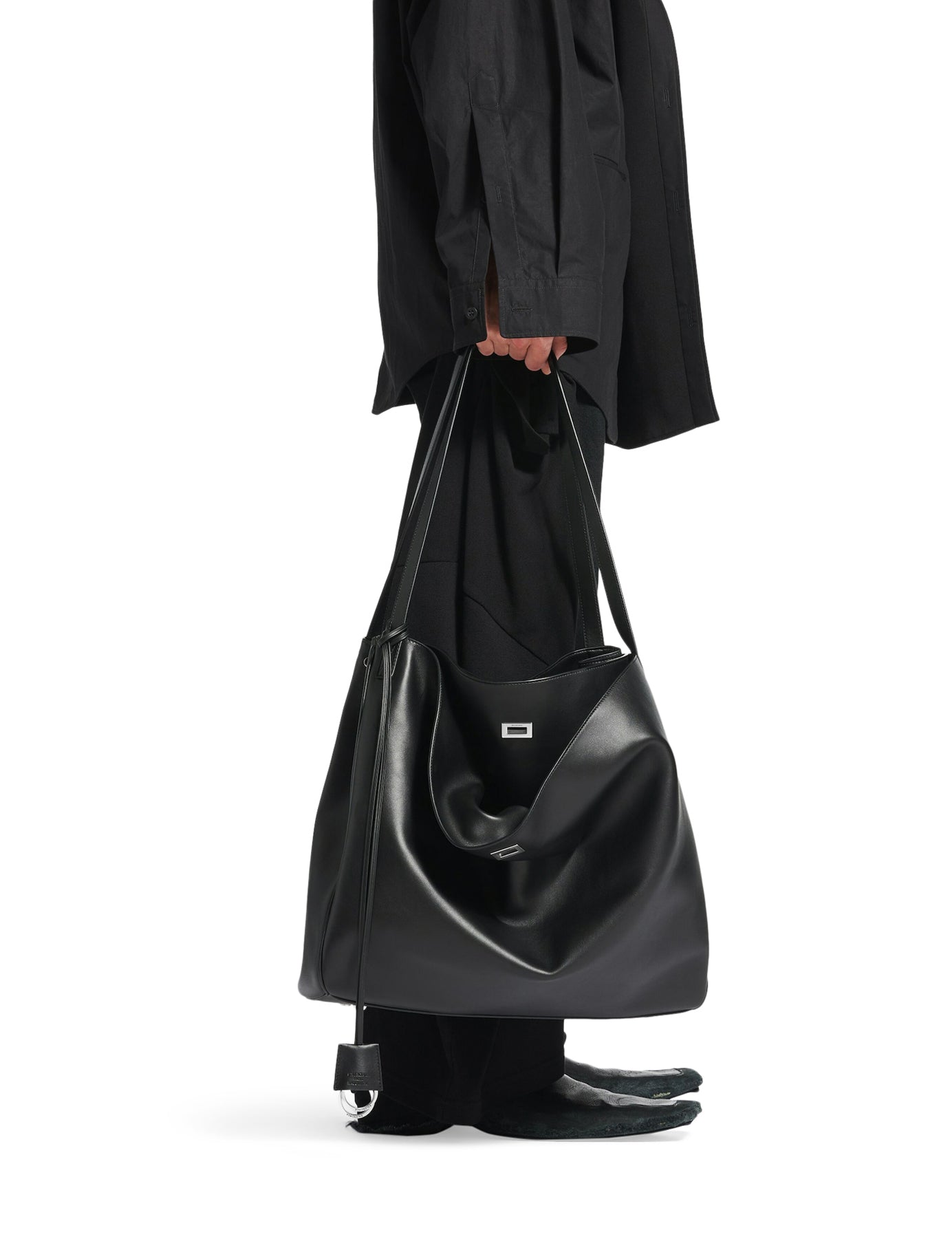 Men's Rodeo North South Tote Bag in Black - Stylish & Durable Carryall for Work, Gym & Travel Accessories