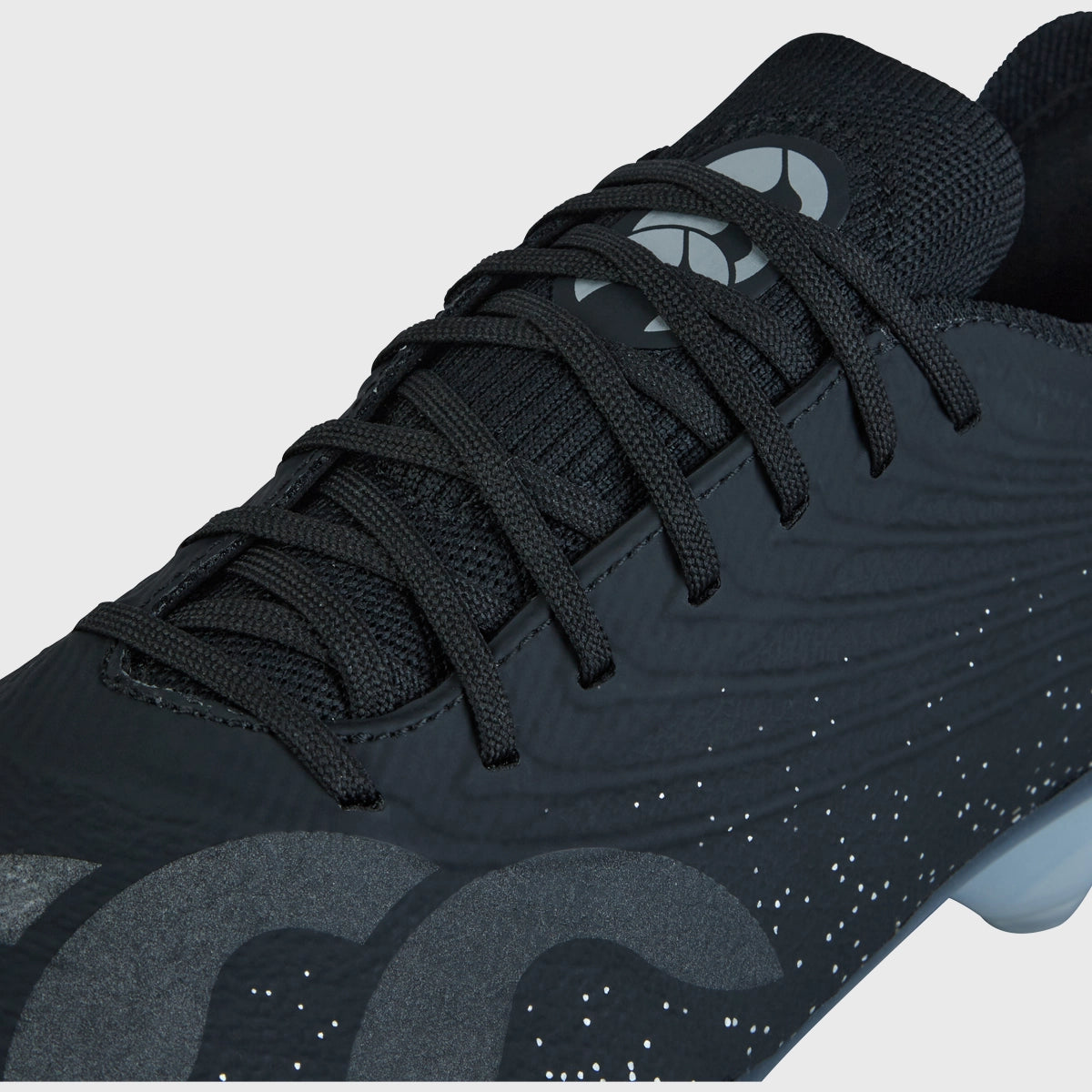 Canterbury Stampede Groundbreak Elite SG Rugby Boots for Men - Black/Silver - Professional Rugby Cleats for Wet & Soft Ground - Perfect for Rugby Matches & Training