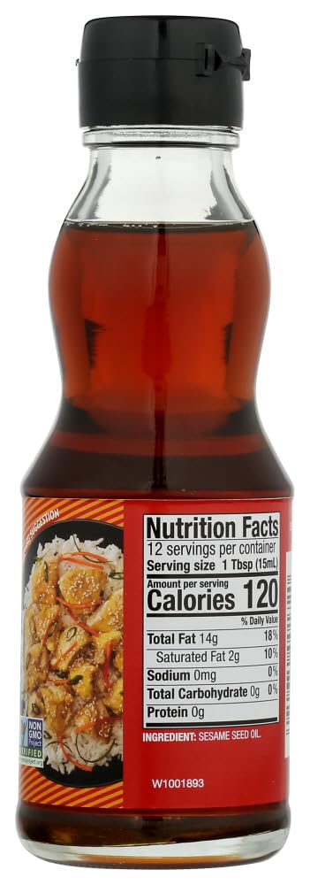 Premium Ty Ling Pure Sesame Oil - Cold Pressed, 100% Natural, Rich Flavor for Asian Cooking, Stir Fry, Salad Dressing & Marinades