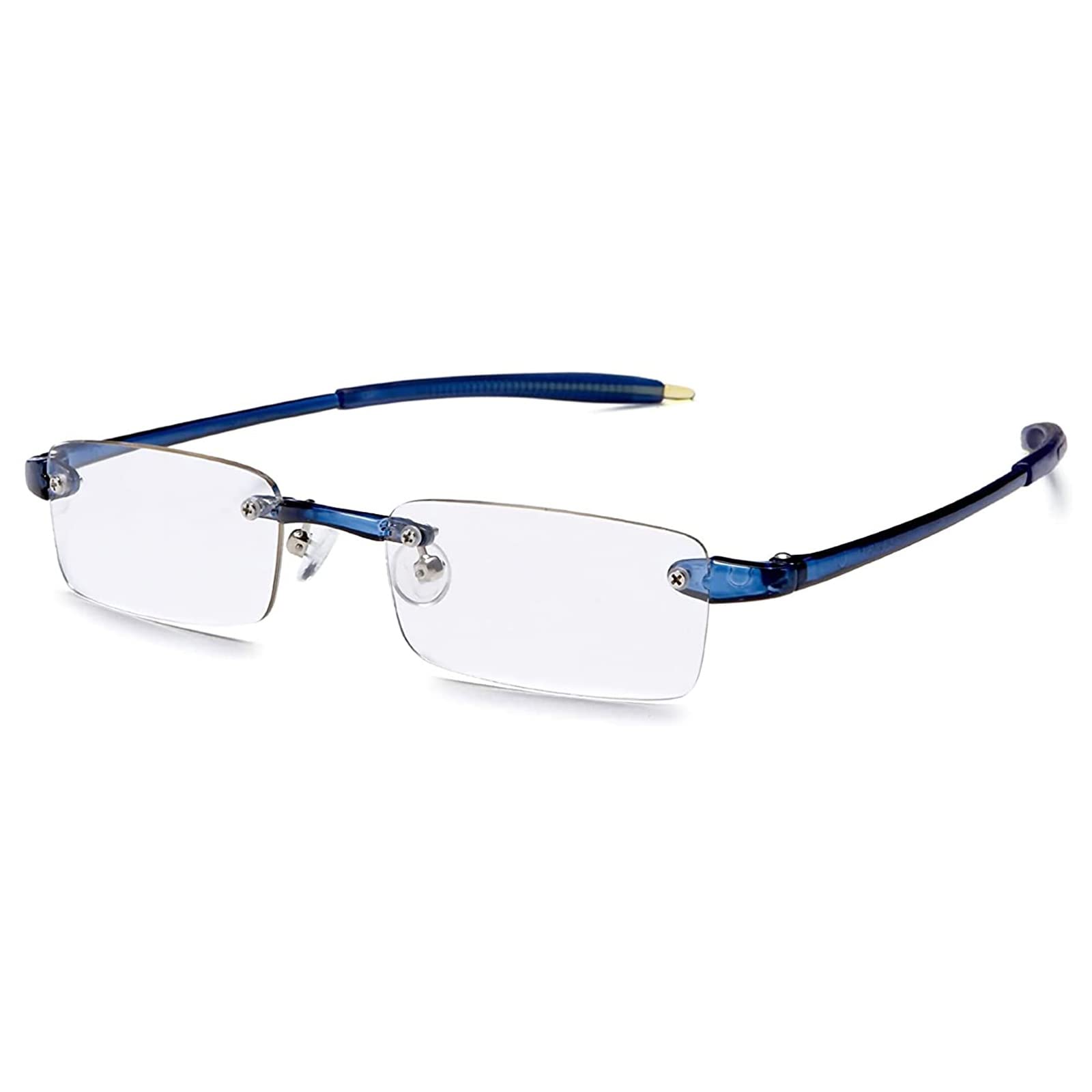 Lightweight Rimless Reading Glasses for Men and Women - VIS 1 Model - Perfect for Reading, Computer Work, and Daily Use