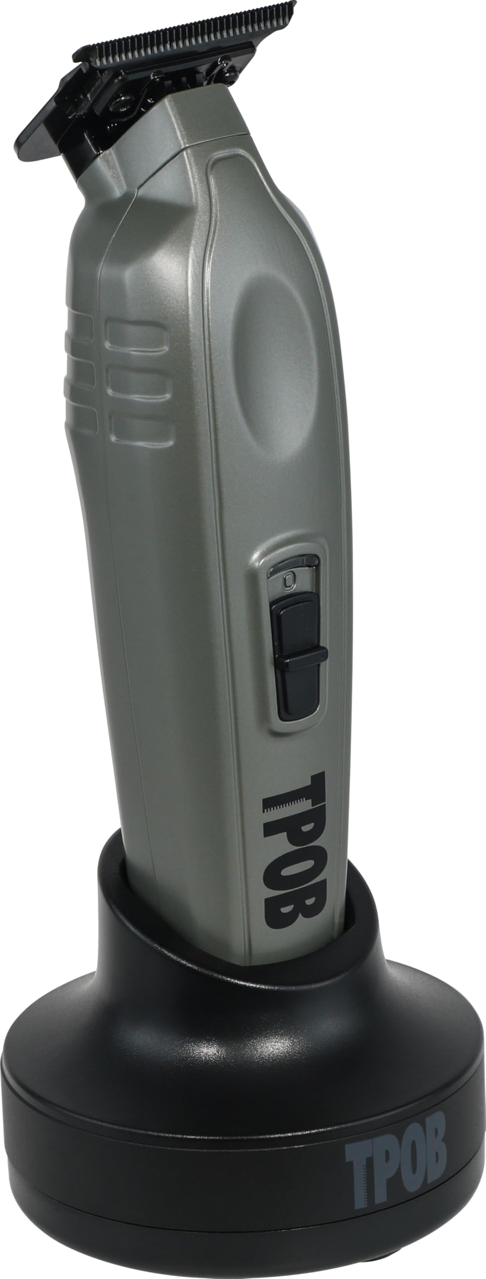 TPOB XO 7200 RPM Digital Brushless Motor Professional Hair Clipper & Trimmer Set for Men - Cordless Rechargeable Hair Cutting Kit with Metal Body (XO Trimmer Grey) | Perfect for Home Barbering, Beard Trimming & DIY Haircuts