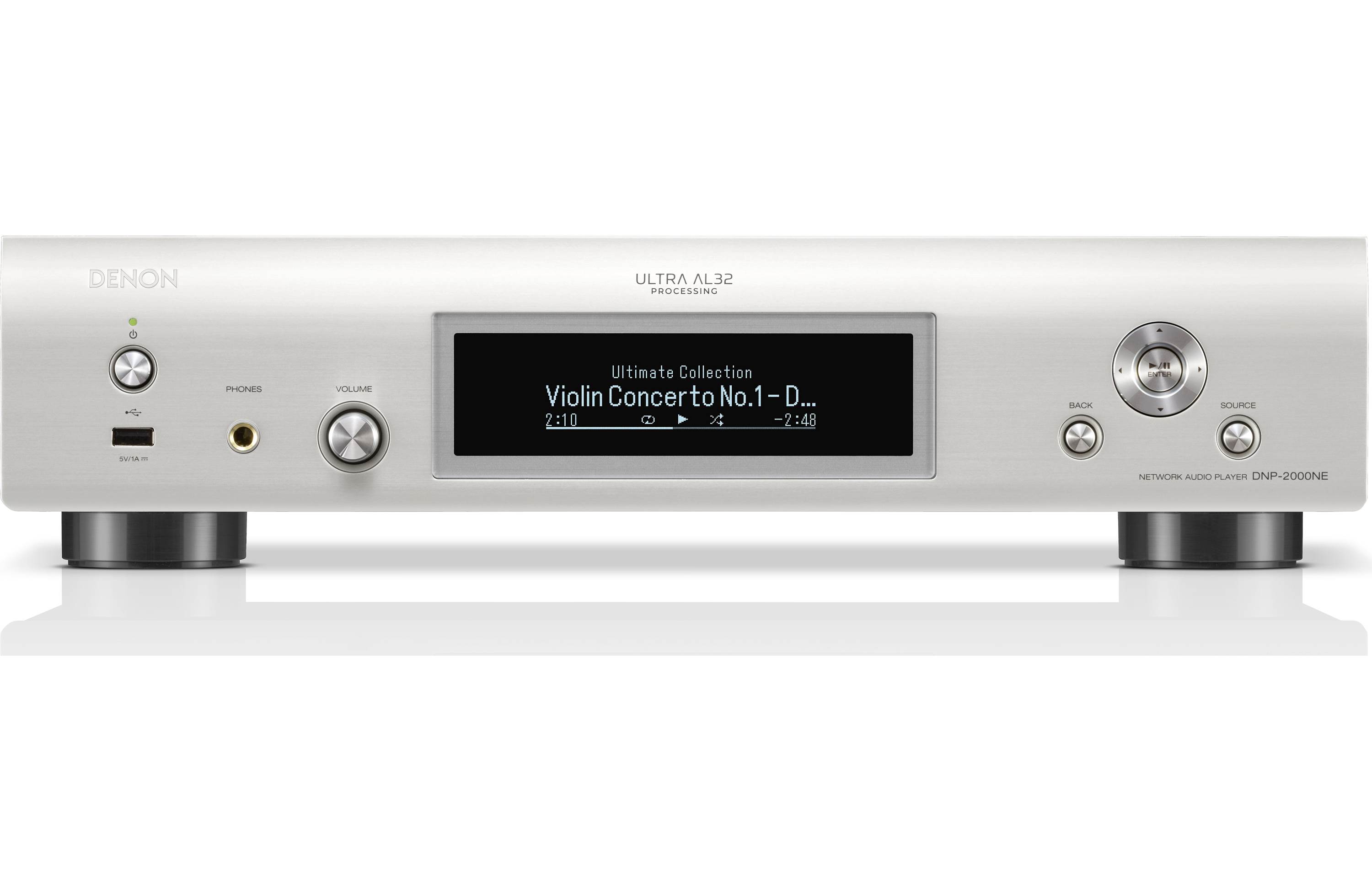 Denon DNP-2000NE High-Resolution Network Audio Streamer with HEOS Built-in | Wireless Music Streaming for Home Theater & Hi-Fi Systems | Perfect for Audiophiles & Multi-Room Audio Setup