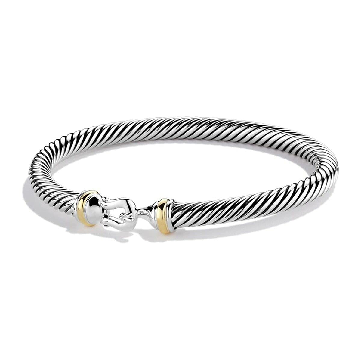 ASWELL Fashion Gold Cuff Bracelet for Women & Girls - Elegant Bangle with Charm Links, DIY Jewelry Gift for Birthday, Anniversary & Special Occasions | Perfect for Parties, Date Nights & Everyday Wear