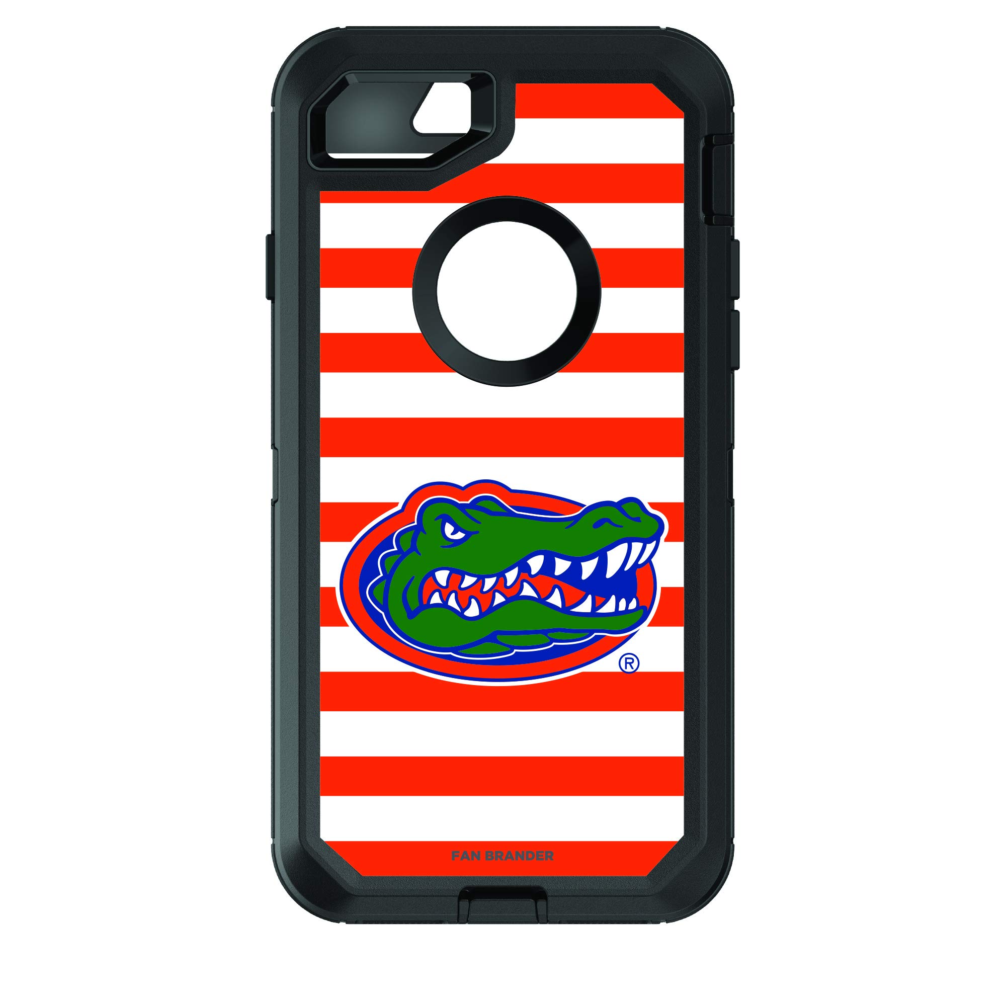 NCAA OtterBox Defender iPhone Case with Stripes - Durable Protection for Sports & Outdoors