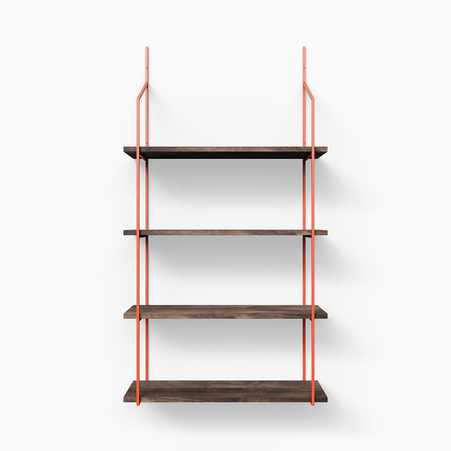 Verne Espresso Wooden Tiered Shelf - 4-Tier Grandparent Style Organizer for Kitchen, Bathroom, or Office Storage | Space-Saving Display Shelf for Home Decor