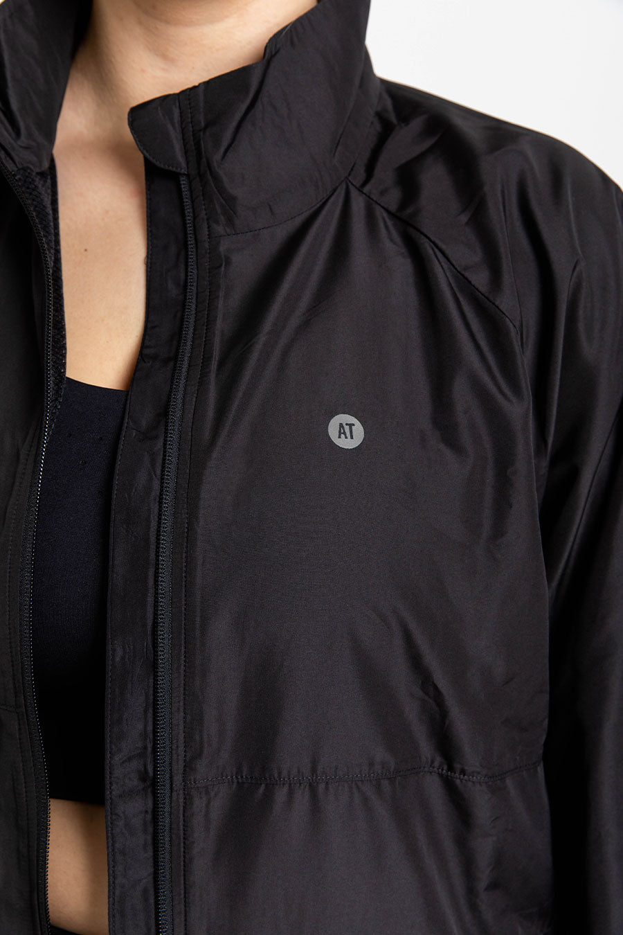 Utility Spray Jacket - Waterproof Windbreaker for Outdoor Activities | Black Raincoat for Hiking, Camping & Travel