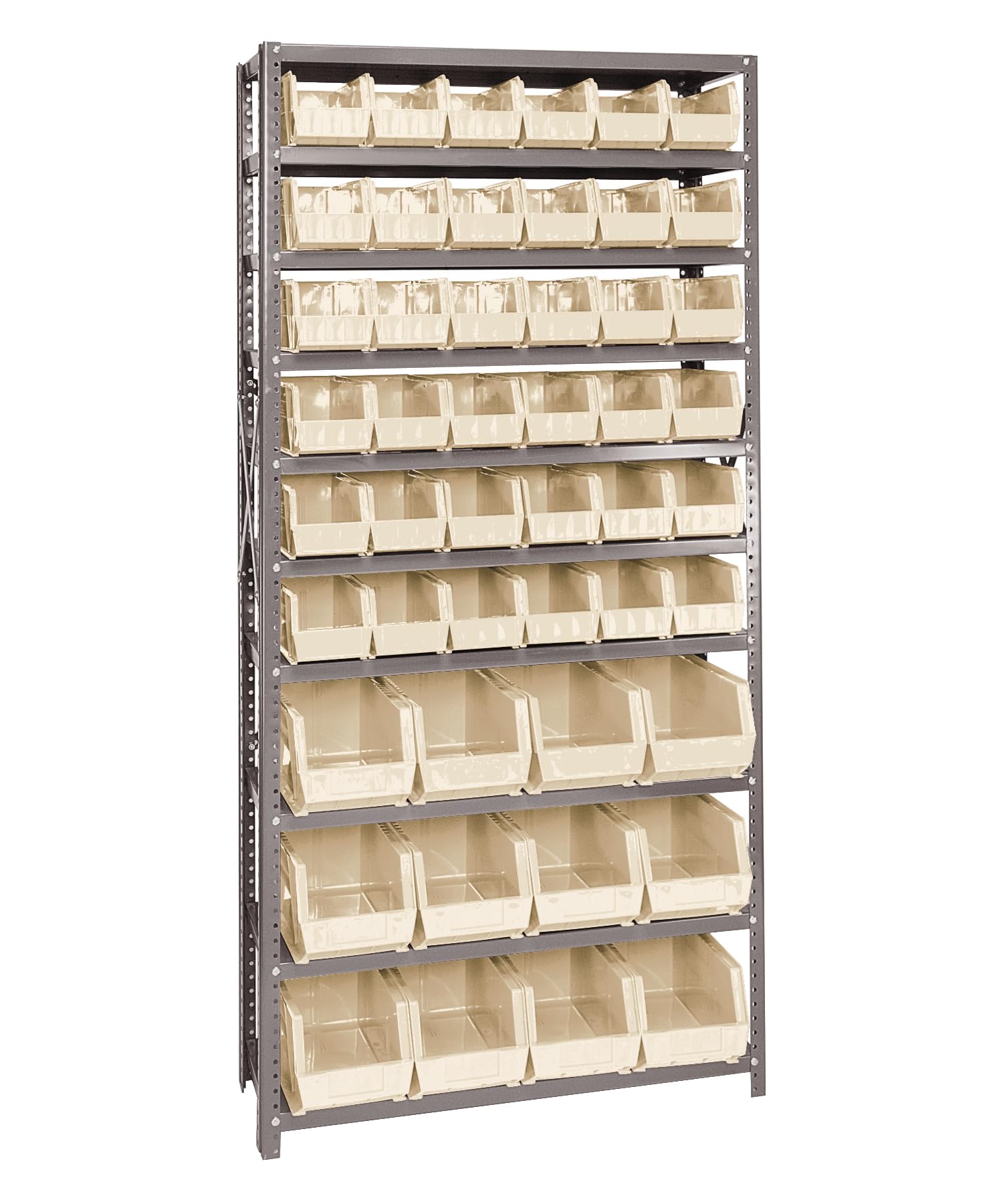 Quantum Storage Systems QSBU-230240IV Heavy-Duty Steel Shelving Unit - 12