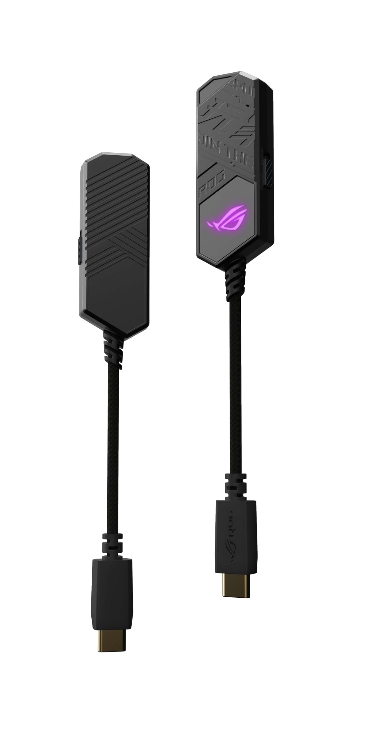 ASUS ROG Clavis USB-C Gaming DAC with ESS 9281 Quad DAC Amplifier | AI Noise-Canceling Mic | MQA Rendering | Aura Sync RGB | Compatible with PC, Mobile, PS5 & Switch | Perfect for Competitive Gaming & Streaming