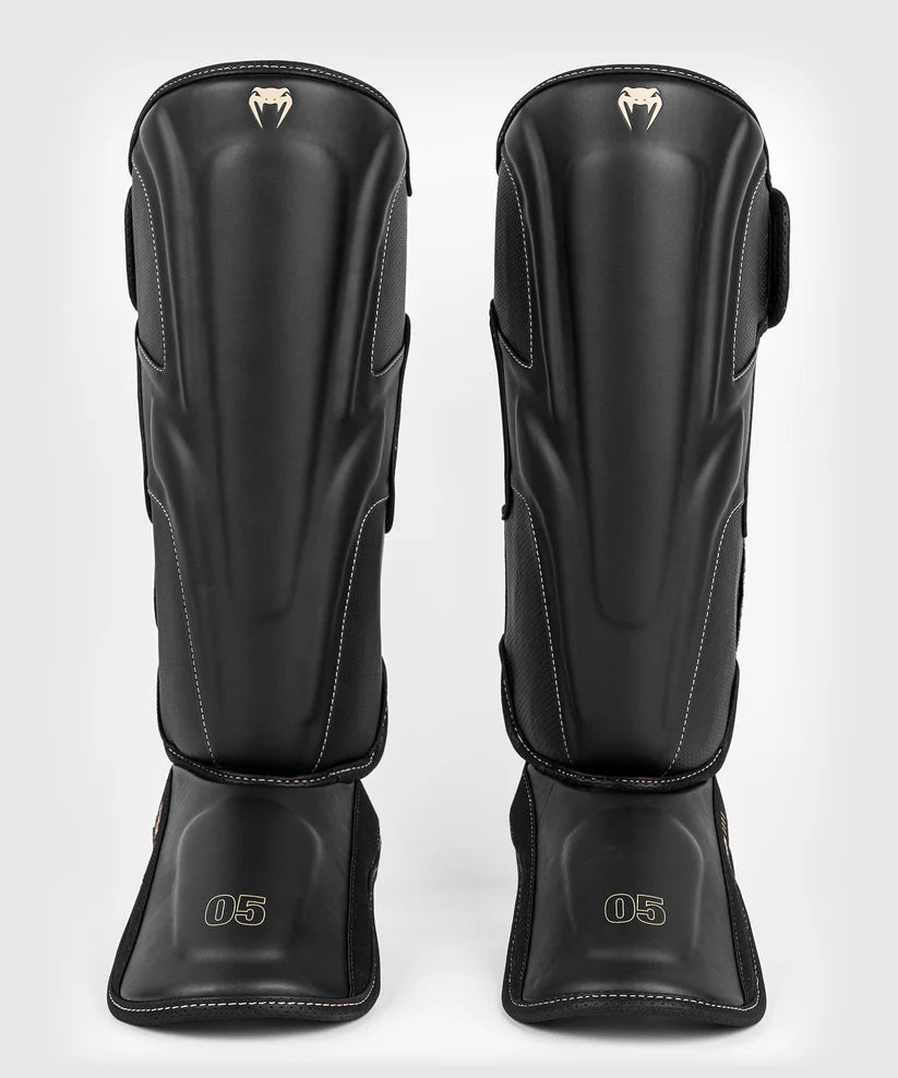 Venum Impact Evo Shin Guards - MMA, Kickboxing & Muay Thai Protective Gear for Training & Competition