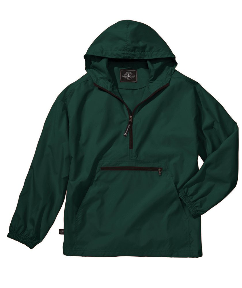Charles River Apparel Kids' Big Pack-n-go Pullover Hoodie - Lightweight Water-Resistant Jacket for Outdoor Play, School & Travel