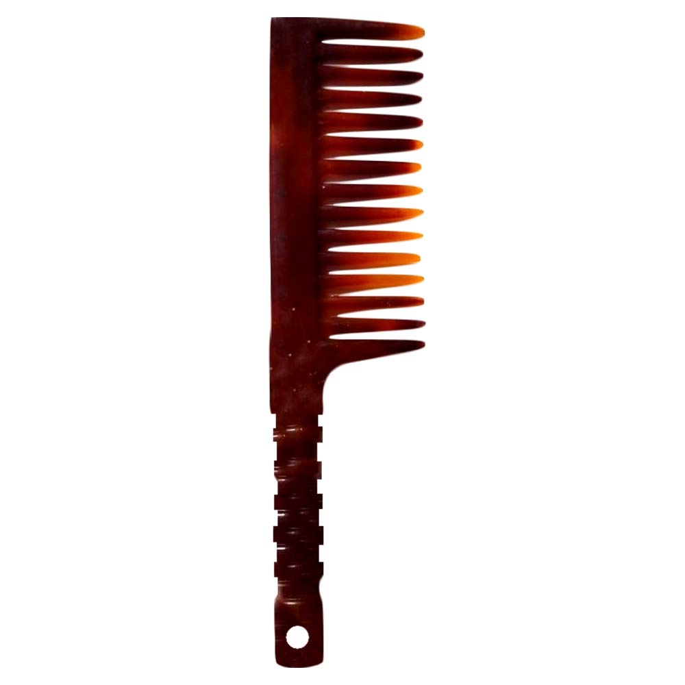 Glance92 Professional Hair Styling Comb Set for Thick Hair - 2 Pack Chocolate Brown | Salon Quality Detangling & Styling Tools for Women & Men | Perfect for Home, Travel & Professional Use