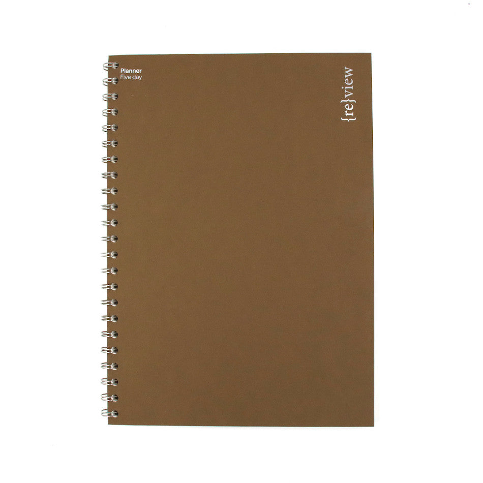 Coffeenotes Planner A4 5-Day Weekly Organizer - Hazelnut Brown for Productivity & Time Management - Perfect for Office, School, and Home Use