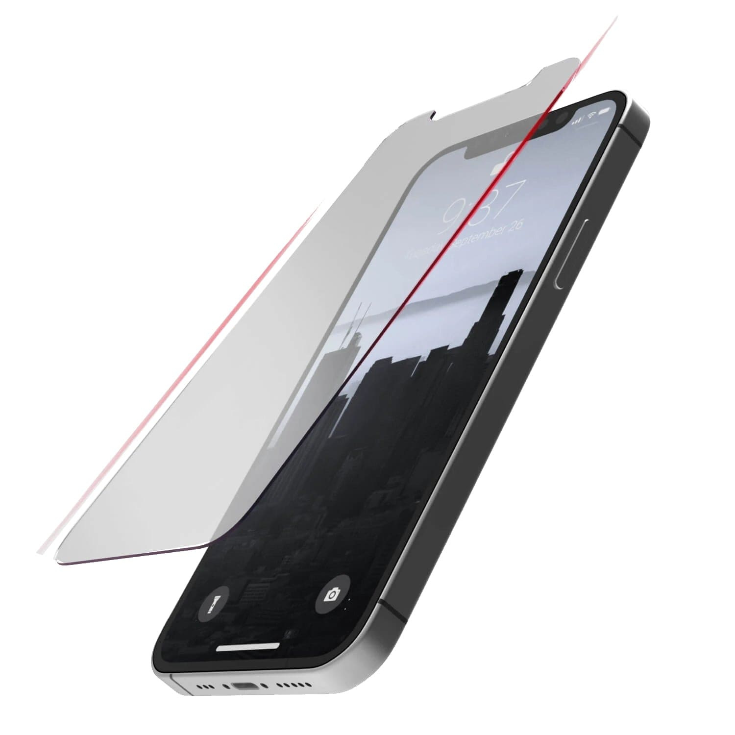 Raptic Tempered Glass Screen Protector for iPhone 13 Pro Max/Pro/13 - Full Coverage HD Clear Anti-Scratch - Perfect for Work, Travel & Everyday Protection