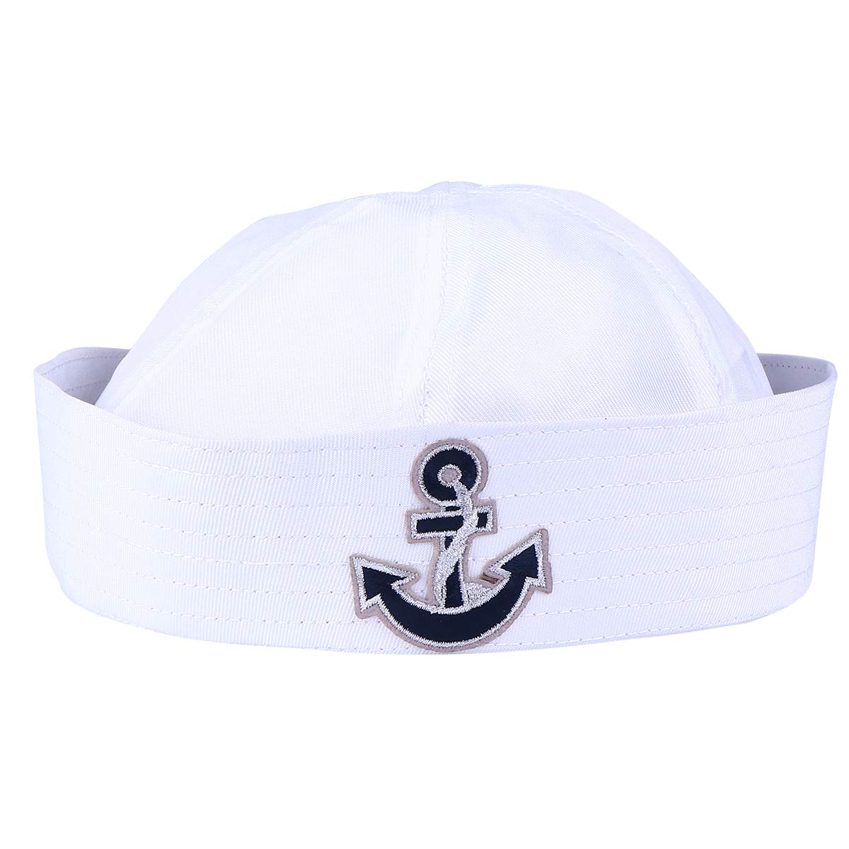 Sailor Hat Costume Accessory - 58cm Navy Blue Party Hat for Halloween, Dress Up & Themed Events - Perfect for Halloween Parties, Cosplay, Nautical Events & Costume Contests